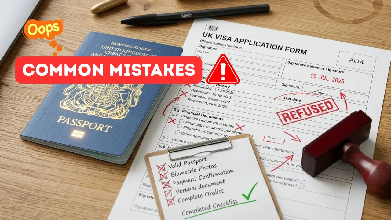 Common Mistakes in UK Visa Applications and How to Fix Them