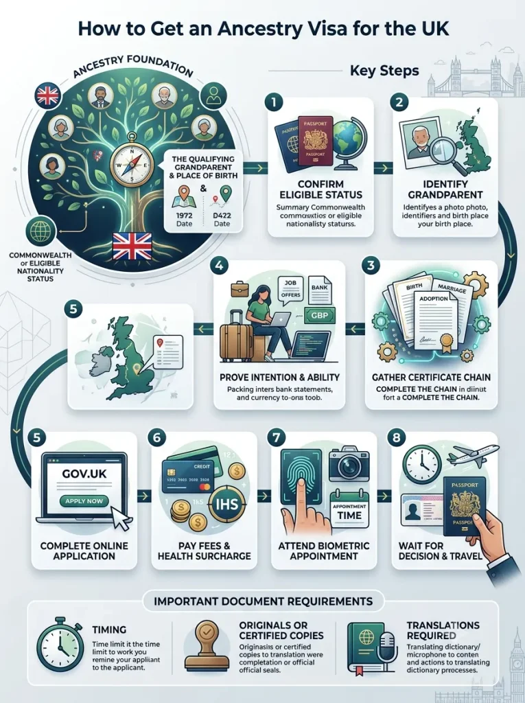 How to Get an Ancestry Visa for the UK